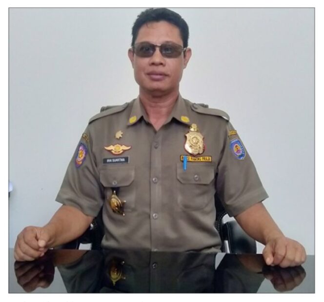 
 Plt Kasatpol PP Teluk Bintuni, Irai Suartika