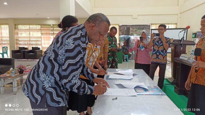 
 Pemda Teluk Bintuni Komitmen Tahun 2023 Angka Stunting Turun 4%