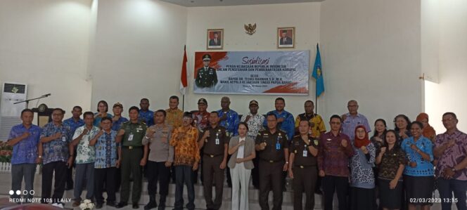 
 Sosialisasi Pencegahan Dan Pemberantasan Korupsi di Lingkup Pemda Teluk Bintuni