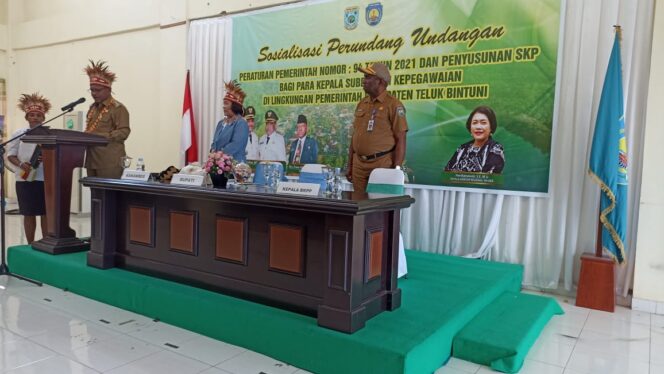 
 Sosialisasi PP Nomor 94 dan Permenpan-RB Nomor 6 Tahun 2021 Lingkup Pemda Teluk Bintuni