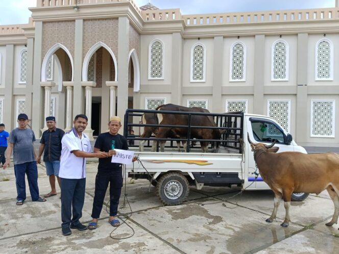 
 Momen Idul Adha Yohanis Manibuy Wujudkan Toleransi Beragama Bagikan Hewan Qurban di Bintuni