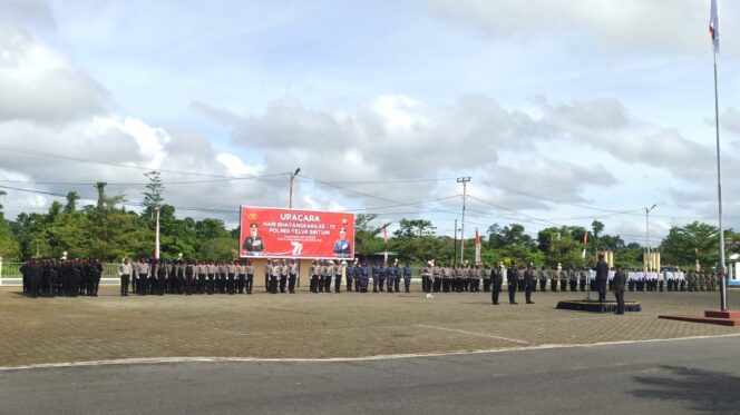 
 Pimpin Upacara HUT Bhayangkara, Junov : Merasa Senang Kepercayaan Masyarakat Terhadap Polri Naik 70 Persen