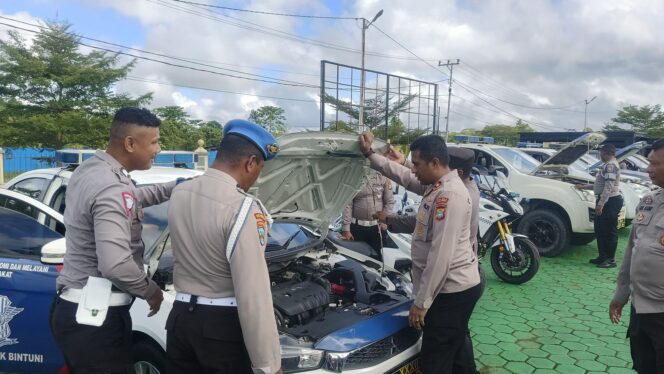 
 Kesiapsiagaan Polres Teluk Bintuni jelang Pilkada 2024