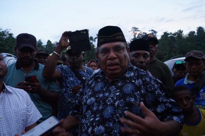 
 Matret Kokop nyatakan sikap mendukung pasangan DAMAI di Pilkada Teluk Bintuni tahun 2024.