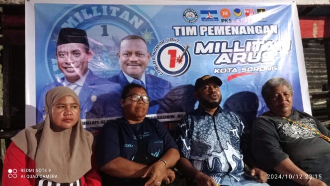 
 TIM Militan ARUS Siap Rebut Basis di 732 TPS di Kota Sorong