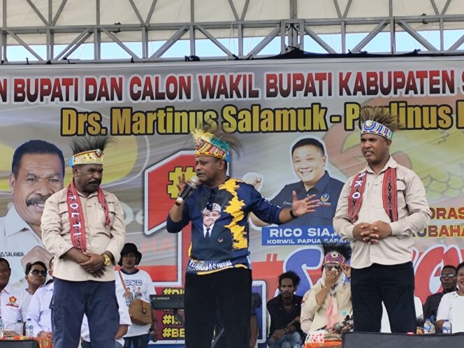 
 Ketua DPW Nasdem PBD Bakar Semangat Ribuan Simpatisan SAKO