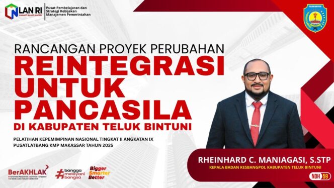 
 Mengenal Proyek Perubahan yang Diprakarsai Rheinhard C. Maniagasi
