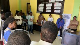 Perwakilan PPPK Paruh Waktu Kabupaten Teluk Bintuni saat audiens dengan BKPP, Senin (2/2).