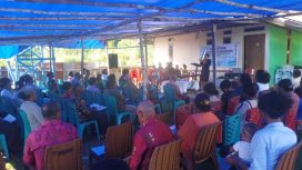 Suasana ibadah syukur perdana tahun 2026