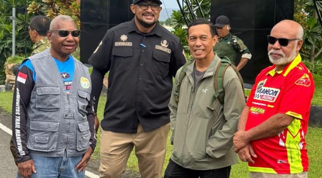 Rhein Maniagasi saat bersama Forkopimda Papua Barat dalam suatu momen belum lama ini.