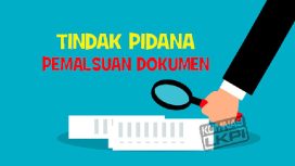 Ilustrasi tindak pidana pemalsuan dokumen
