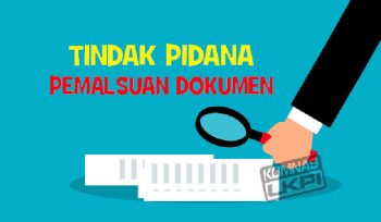 Ilustrasi tindak pidana pemalsuan dokumen