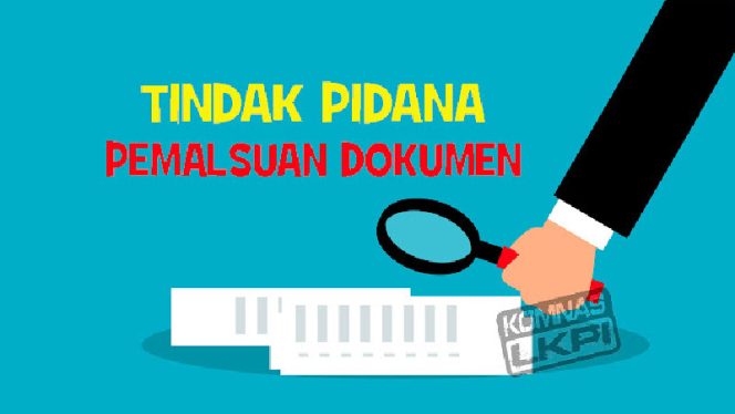 
 Ilustrasi tindak pidana pemalsuan dokumen