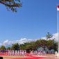 Decak kagum menyelimuti proses pengibaran bendera Sang Saka Merah Putih