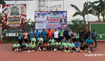 Pelti Papua Barat Sukses gelar pertandingan tenis di Manokwari, peringati Hut RI ke 81