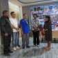 Ketua KONI Kabupaten Manokwari, Bons Rumbruren saat membuka Musyawarah Olahraga Kabupaten Luar Biasa, PELTI Kabupaten Manokwari, Sabtu (19/9/2026). 